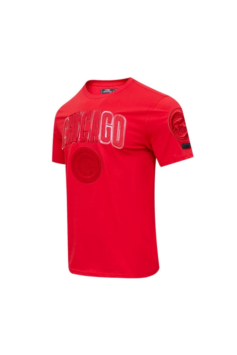 Men's Pro Standard Chicago Cubs Classic Triple Red T-Shirt, Alternate, color, Red