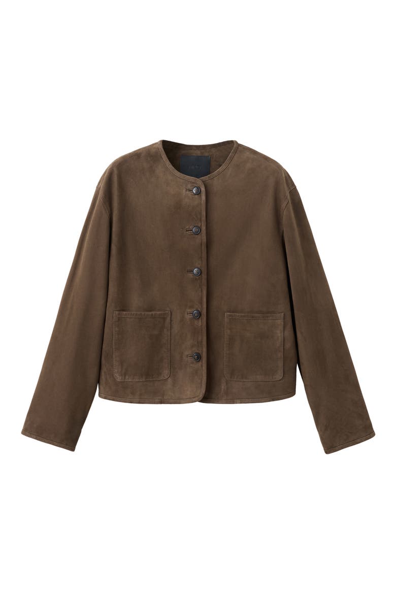 Suede Jacket, Alternate, color, KHAKI BROWN