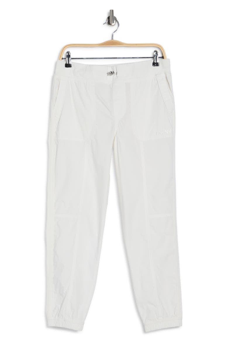 Drawcord Waist Cotton Cargo Joggers, Alternate, color, IVORY