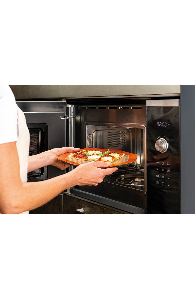 Silpat Non-Stick Silicone Microwave Baking Mat, 10.25-Inch, Octagon, Alternate, color, Orange