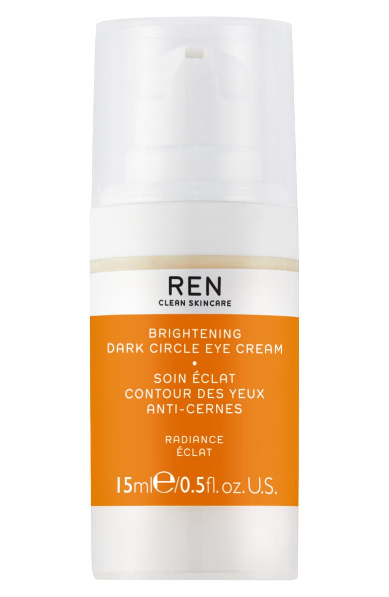 REN Clean Skincare Brightening Dark Circle Eye Cream, Main, color,