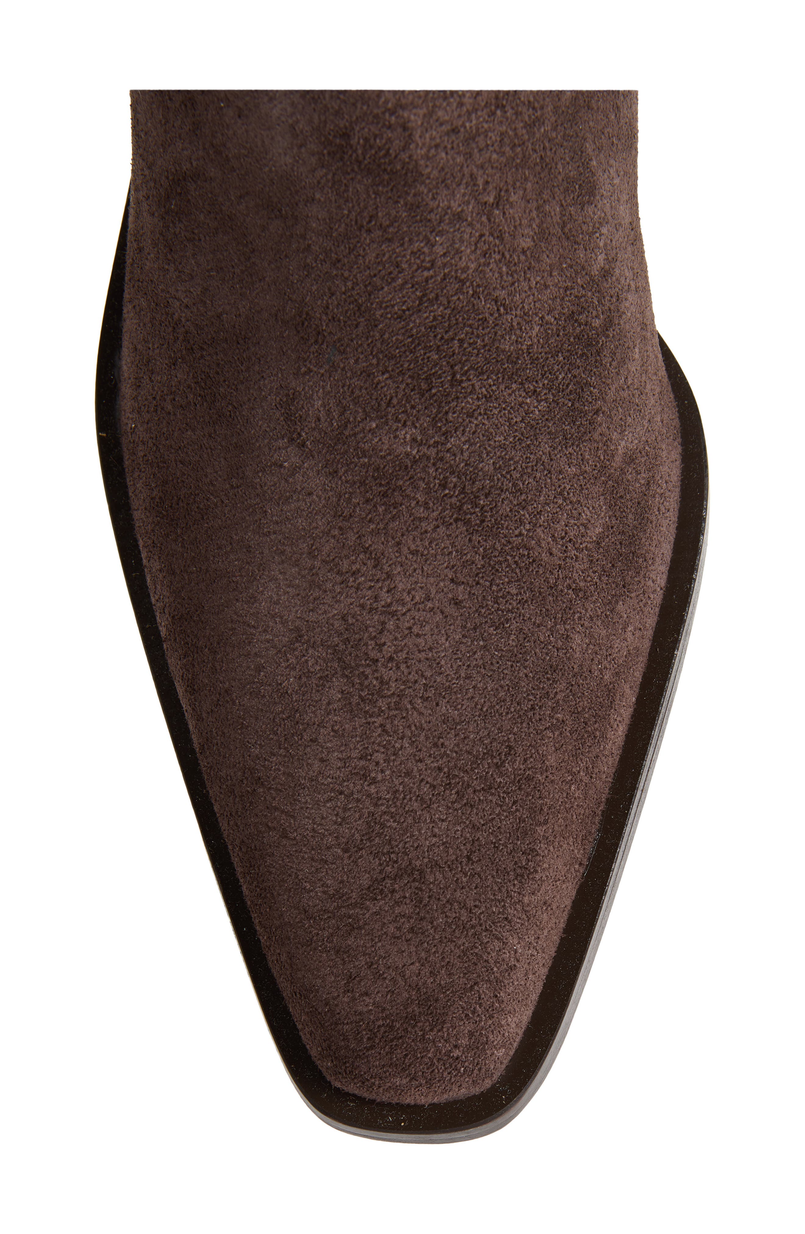 Naomi Over the Knee Western Boot, Alternate, color, DARK CHOCOLATE SUEDE