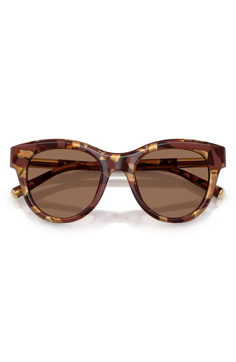 Dolce&Gabbana 52mm Phantos Sunglasses, Alternate, color, Pearl Havana Brown