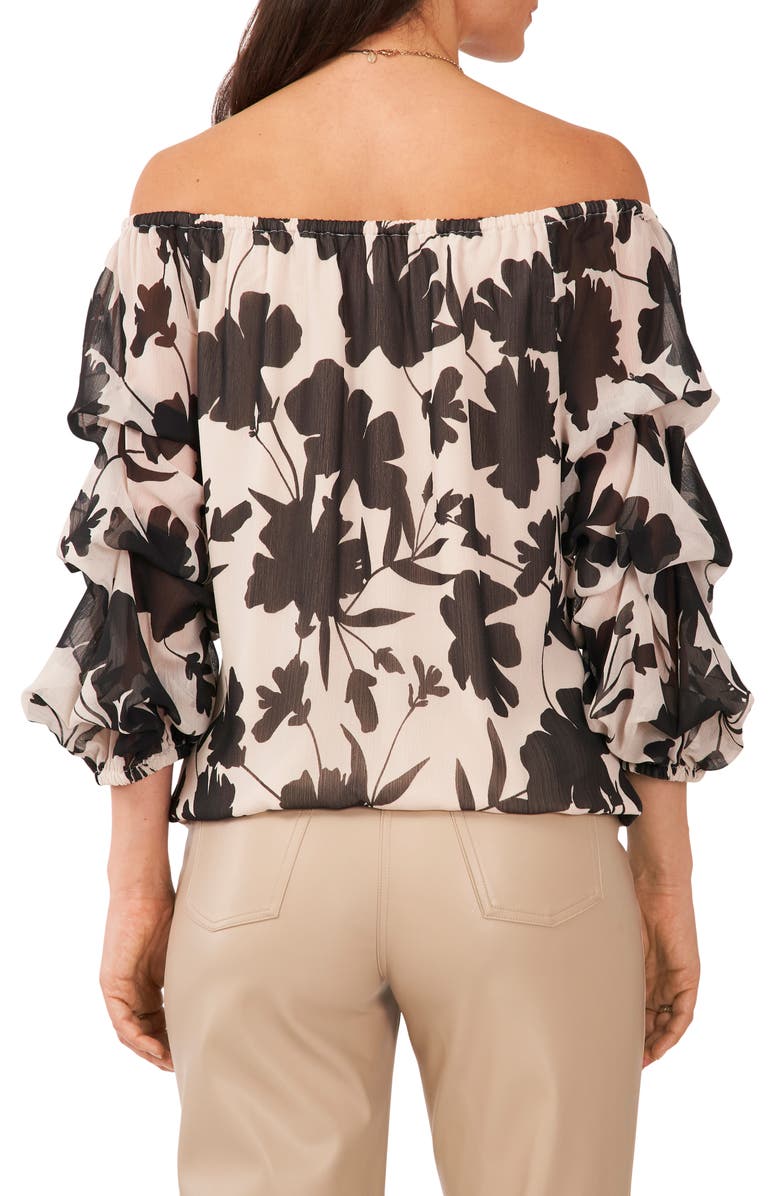 Vince Camuto Floral Off the Shoulder Top, Alternate, color,