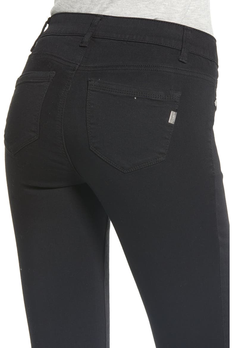Ab-Solve Skinny Jeans, Alternate, color, BLACK
