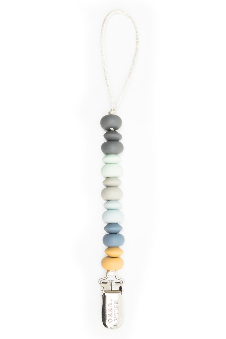 Silicone Bead Pacifier Clip, Main, color, MULTI