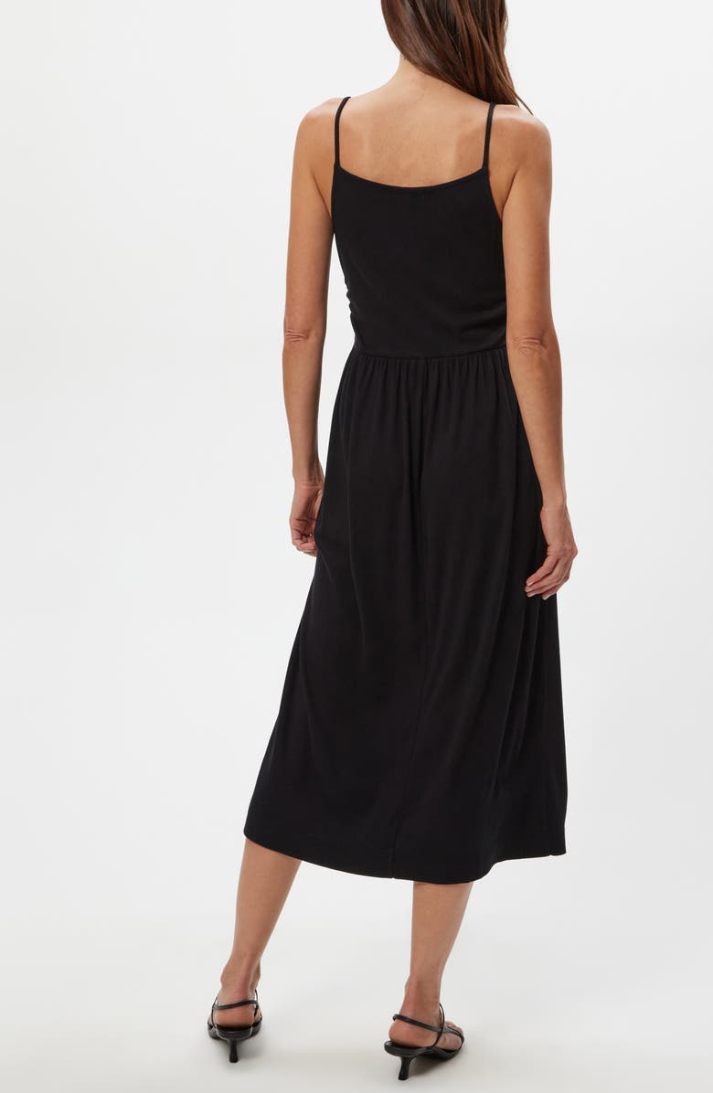 Michael Stars Matilda A-Line Midi Dress, Alternate, color, Black