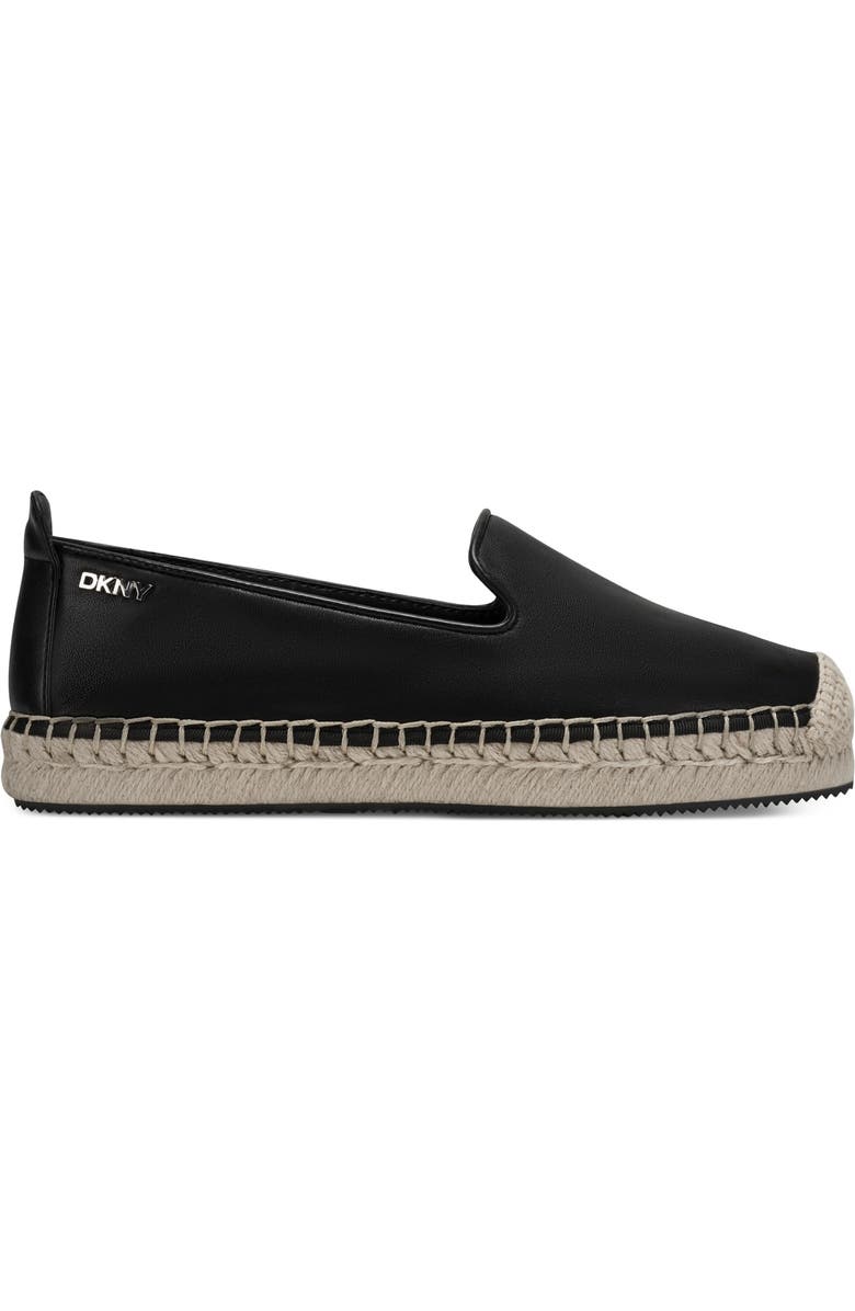 DKNY Mallandra Platform Espadrille Flat, Alternate, color, Black-Black