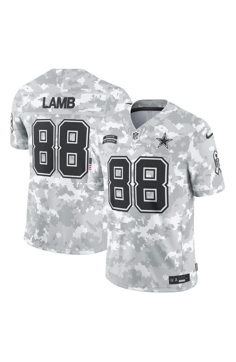 Nike Men's Nike CeeDee Lamb Arctic Camo Dallas Cowboys 2024 Salute to Service Limited Jersey, Main, color, Arctic Camo