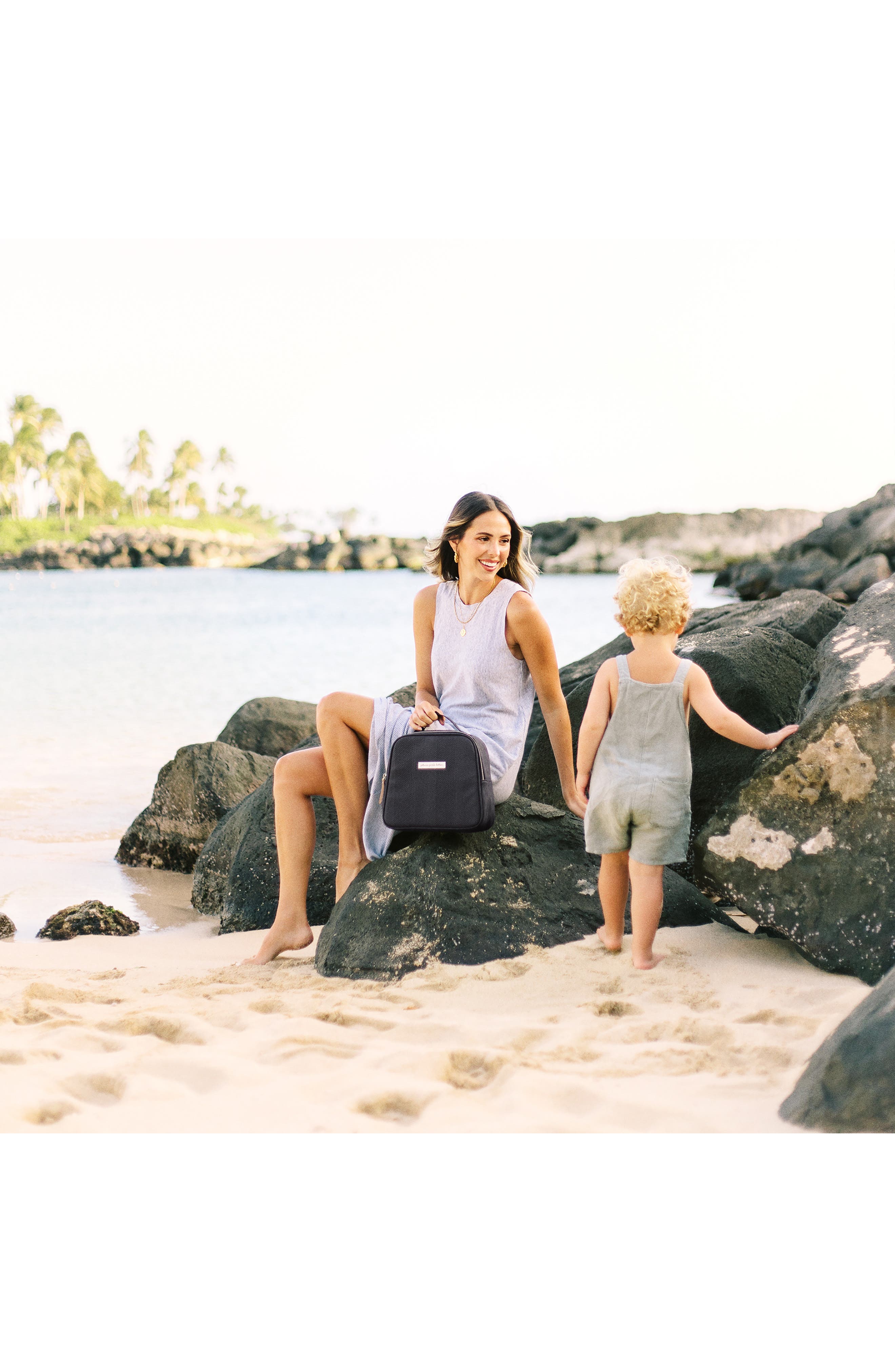 Petunia Pickle Bottom Tandem Water Resistant Bottle & Lunch Box, Alternate, color, Black