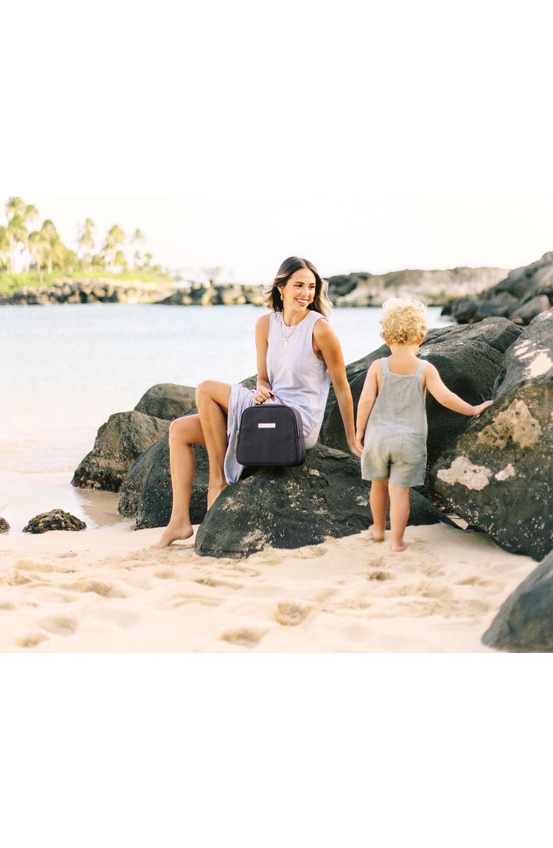 Petunia Pickle Bottom Tandem Water Resistant Bottle & Lunch Box, Alternate, color, Black