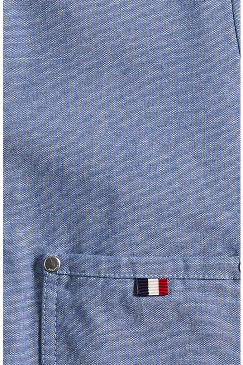 Kids' Nur Cotton Chambray Hooded Jacket, Alternate, color, BLUE