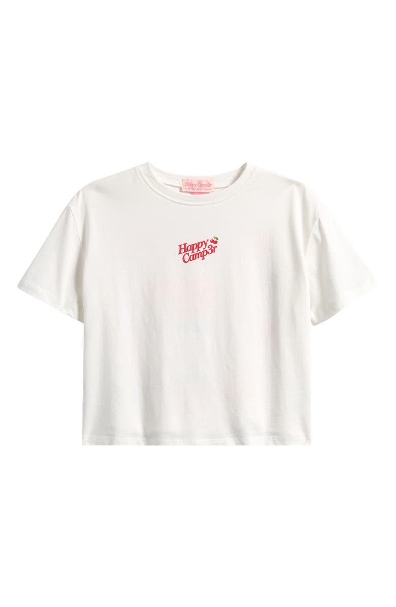 HAPPY CAMP3R Kids' Cherry Pie Graphic T-Shirt, Main, color, Cream