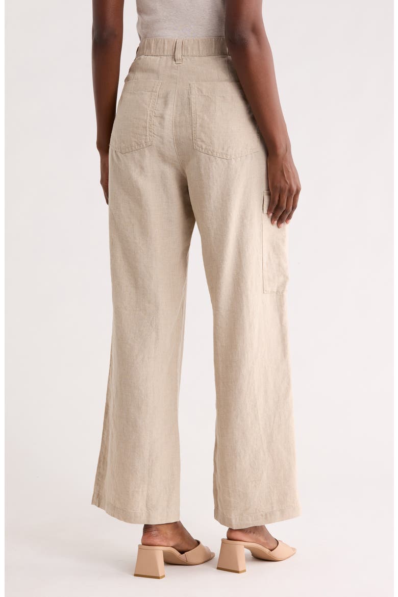 Wide Leg Cargo Pants, Alternate, color, UNDYED NATURAL
