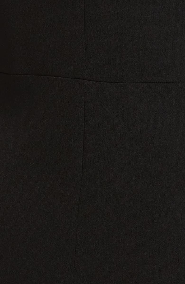 KASPER Stretch Crepe Two-Button Blazer, Alternate, color, Black