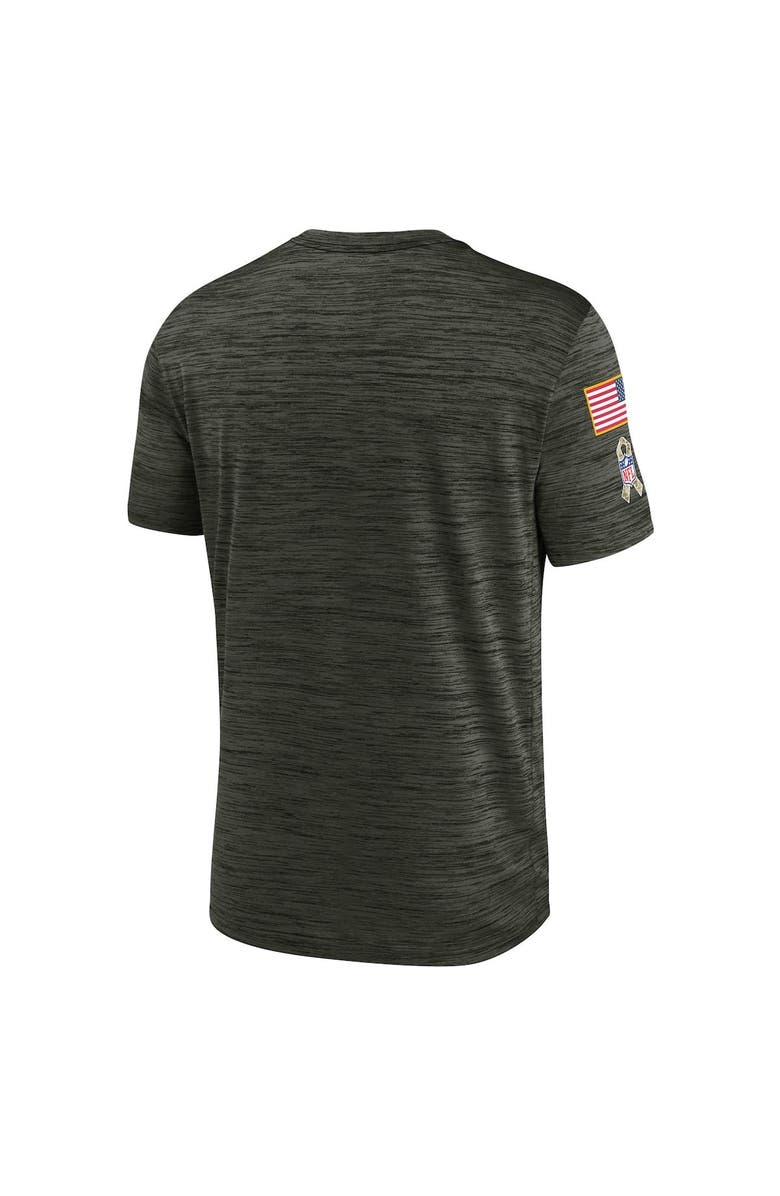 Nike Men's Nike Brown Washington Commanders 2022 Salute to Service Velocity Team T-Shirt, Alternate, color, 