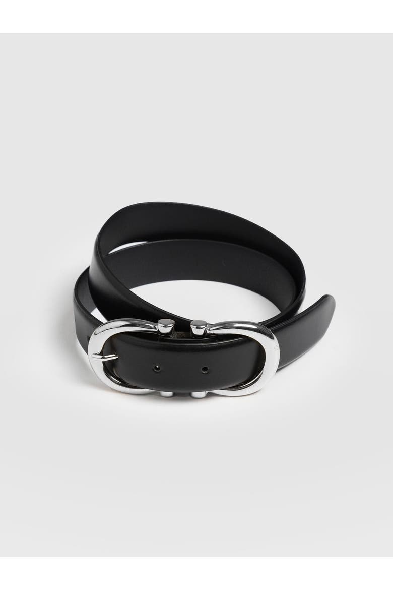 Chelsea Belt, Alternate, color, Black/Silver
