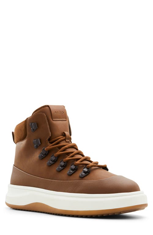 Aldo Gibson Waterproof Winter Boot In Cognac