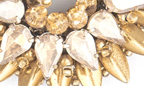 Deepa Gurnani Pia Statement Drop Earrings In Gold