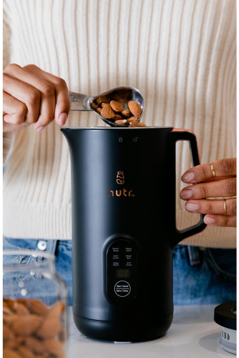 Plant Milk Machine, Alternate, color, BLACK W/ ROSE GOLD HANDLE