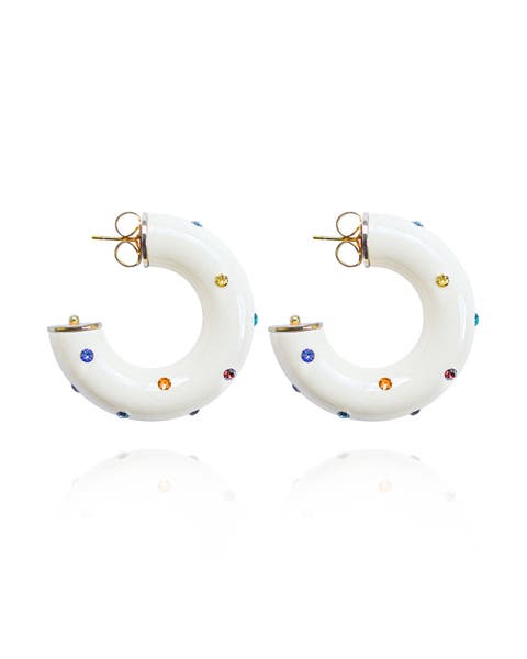 Alba Jet Earrings