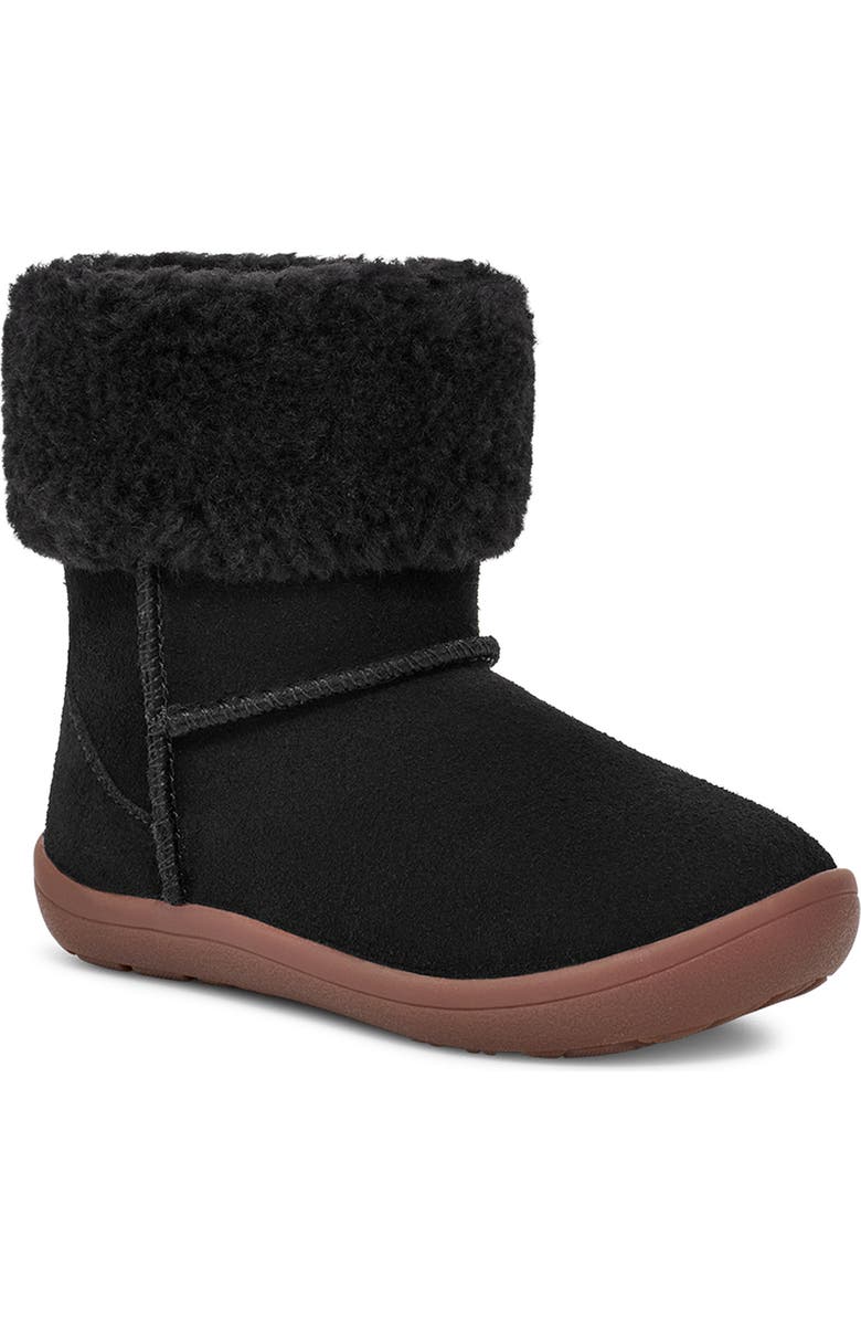 UGG<sup>®</sup> Kids' Sammee Suede Boot, Main, color, Black