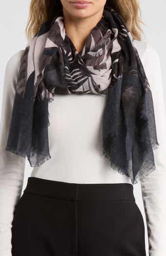 Vince Camuto Palm Print Wrap Scarf