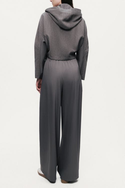 Nocturne High-rise Tailored Pants In Gray