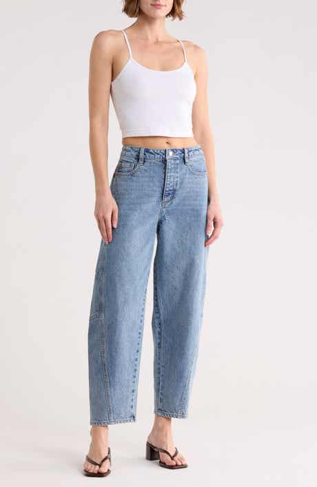 Habitual Brant High Waist Crop Barrel Jeans