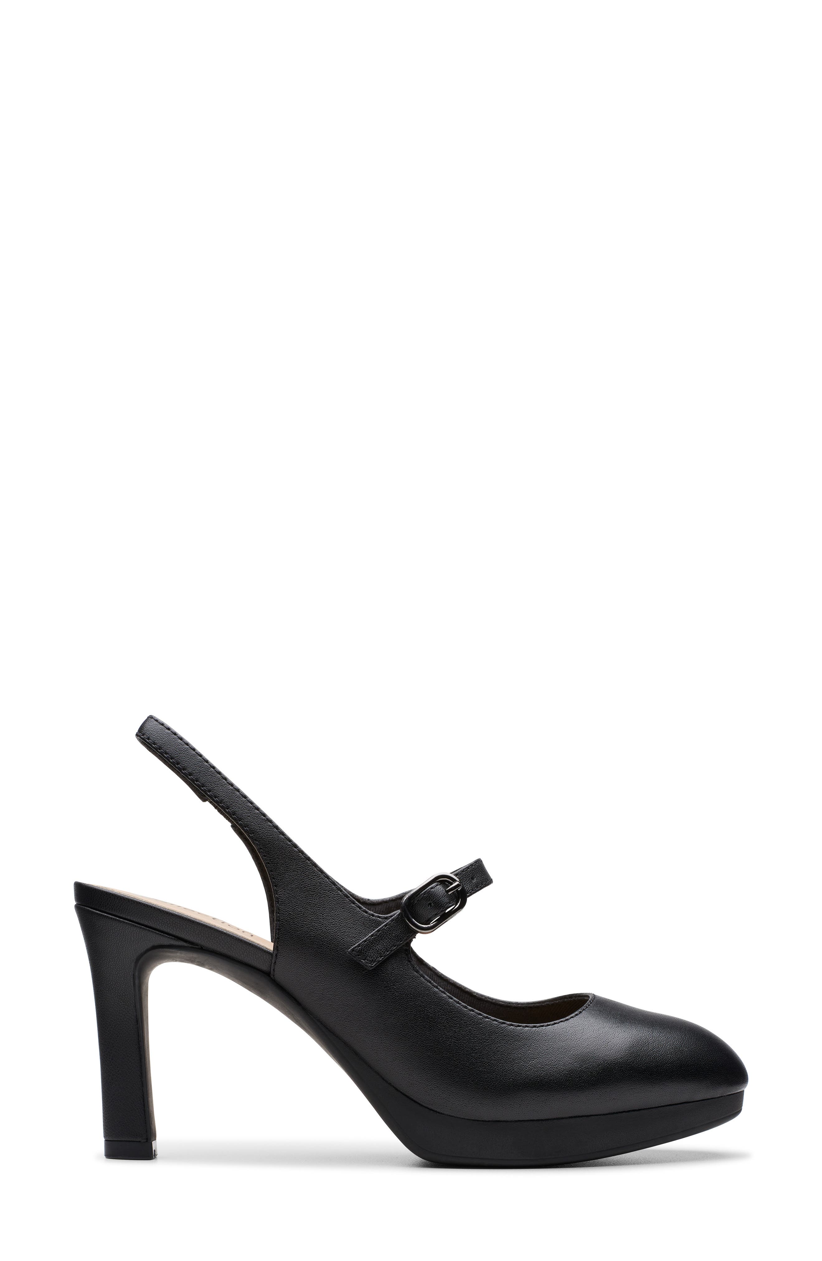 Clarks<sup>®</sup> Ambyr Grace Pump, Alternate, color, Black Leather