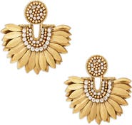SAACHI Sequin Fan Drop Earrings