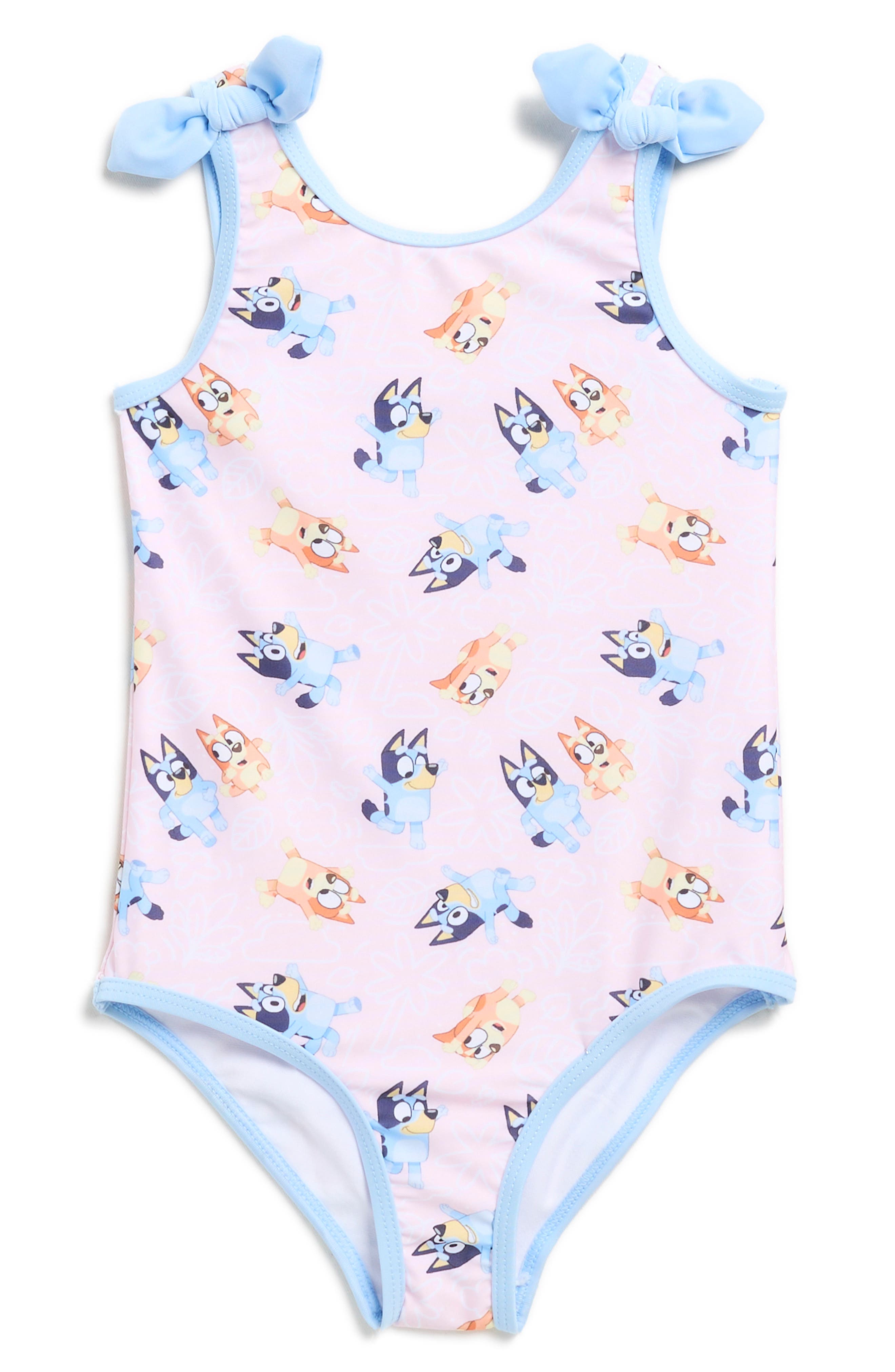 DREAMWAVE Kids' Bluey One-Piece Swimsuit