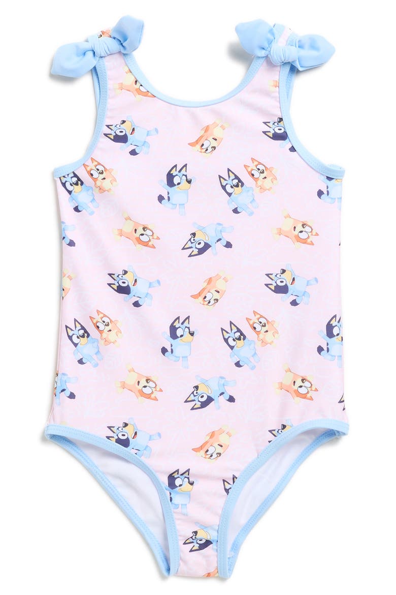 Kids' Bluey One-Piece Swimsuit, Main, color, MULTI