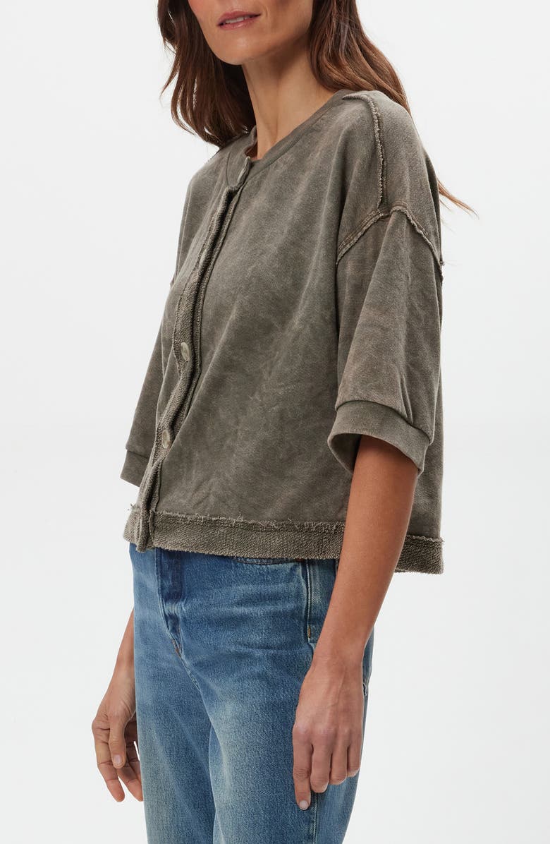 Michael Stars Marlow Wide Sleeve Cardigan, Alternate, color, Dark Caper