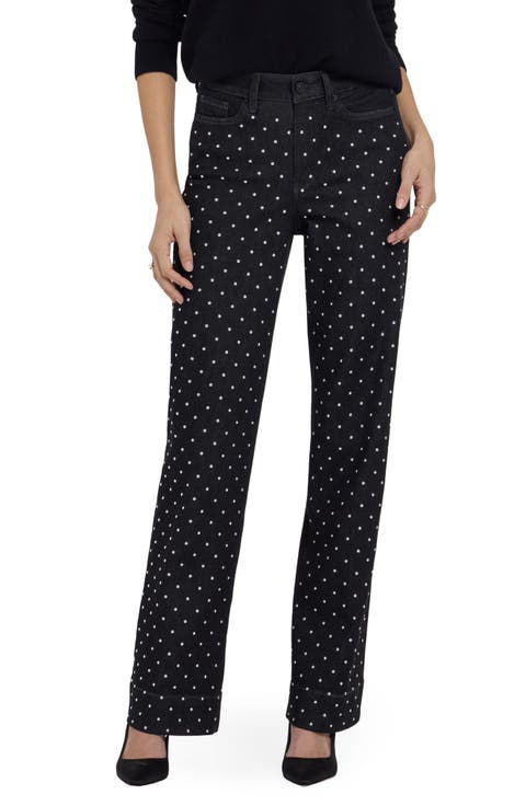 Marilyn Embellished Straight Leg Jeans