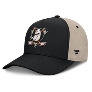 FANATICS Men's Fanatics Black/Tan Anaheim Ducks 2026 Stanley Cup Playoffs Locker Room Adjustable Hat