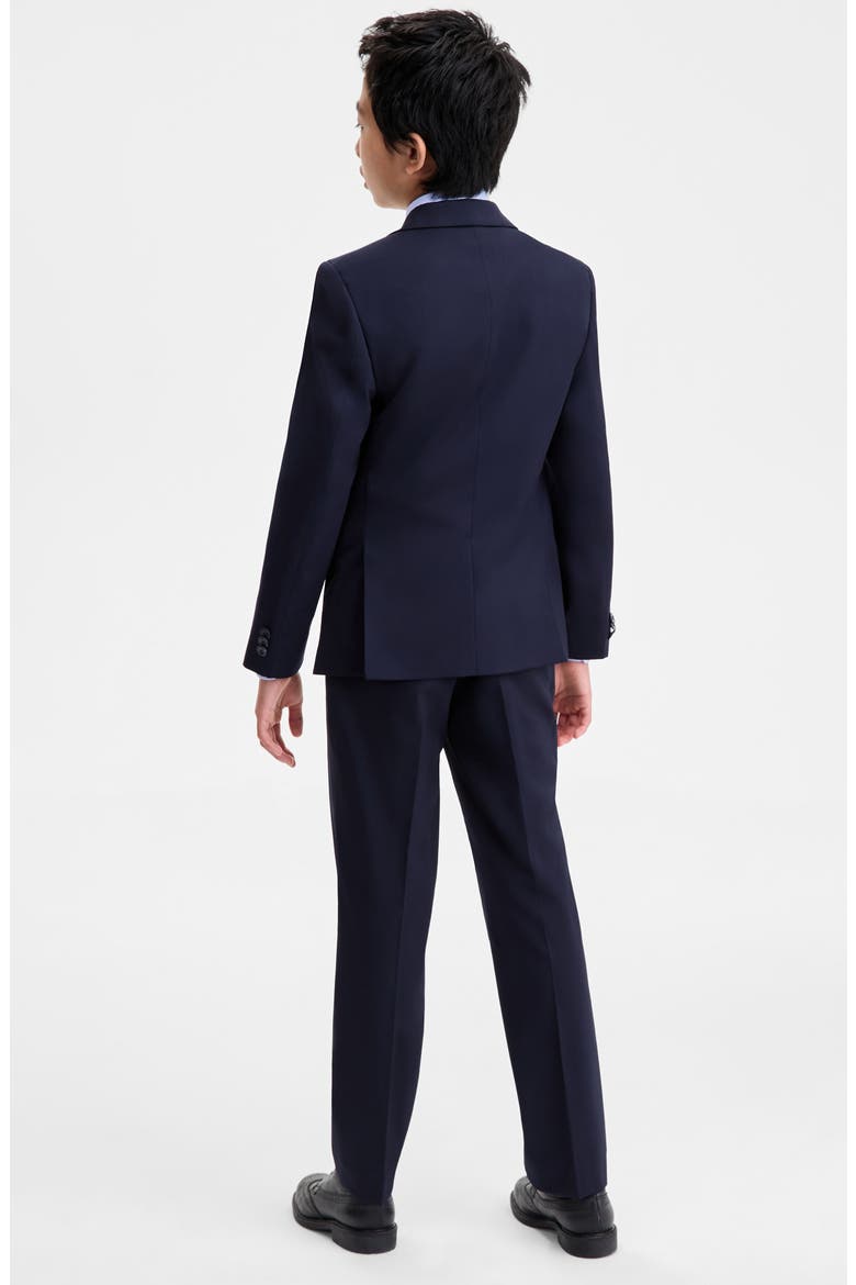 Kids' Solid Four-Piece Suit, Alternate, color, DARK NAVY