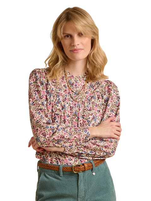 Ellise Long Sleeve Round Neck Shirt