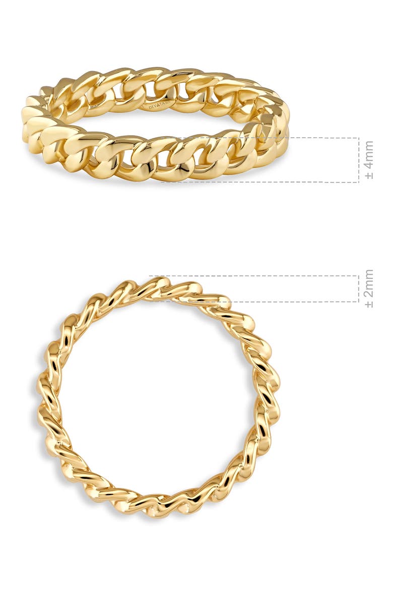 Curb Chain Eternity Ring, Alternate, color, GOLD