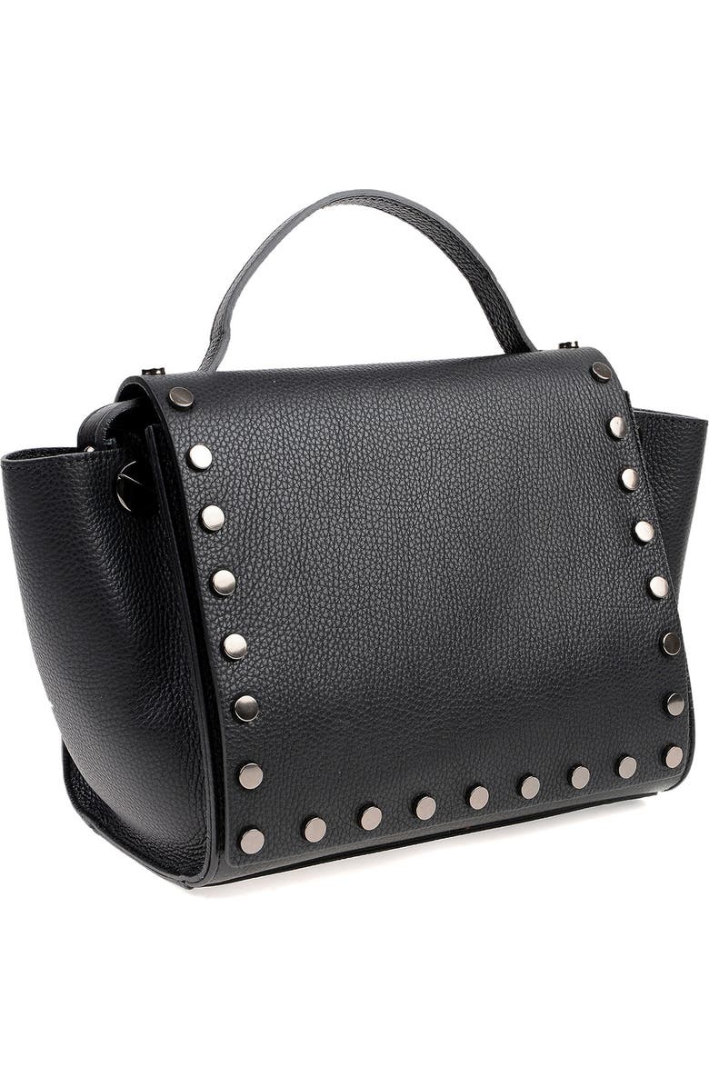 STORE BRANDS VIP CARLA FERRERI Leather Shoulder Bag, Alternate, color,