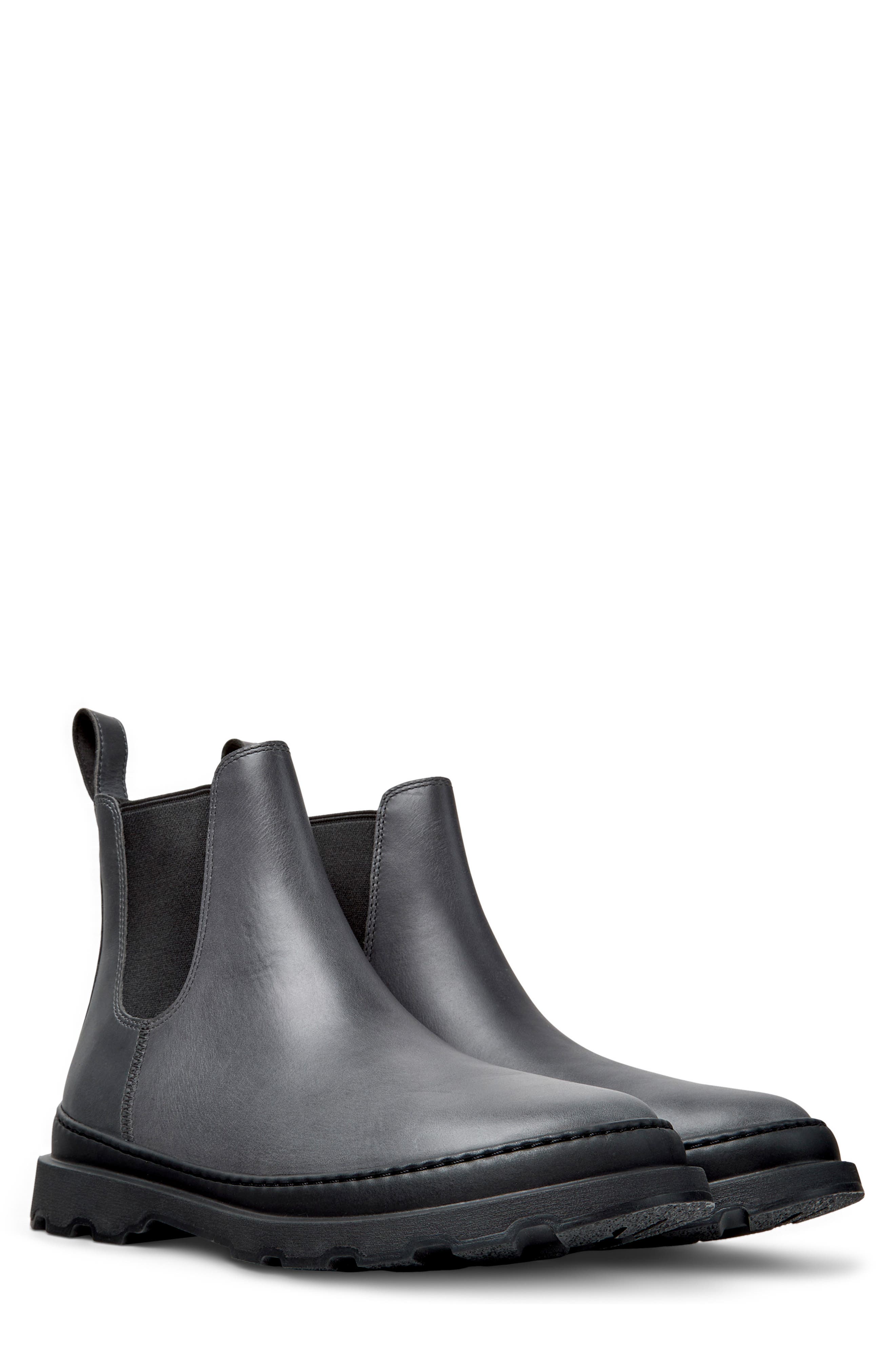 Camper Brutus Chelsea Boot, Main, color, Medium Gray