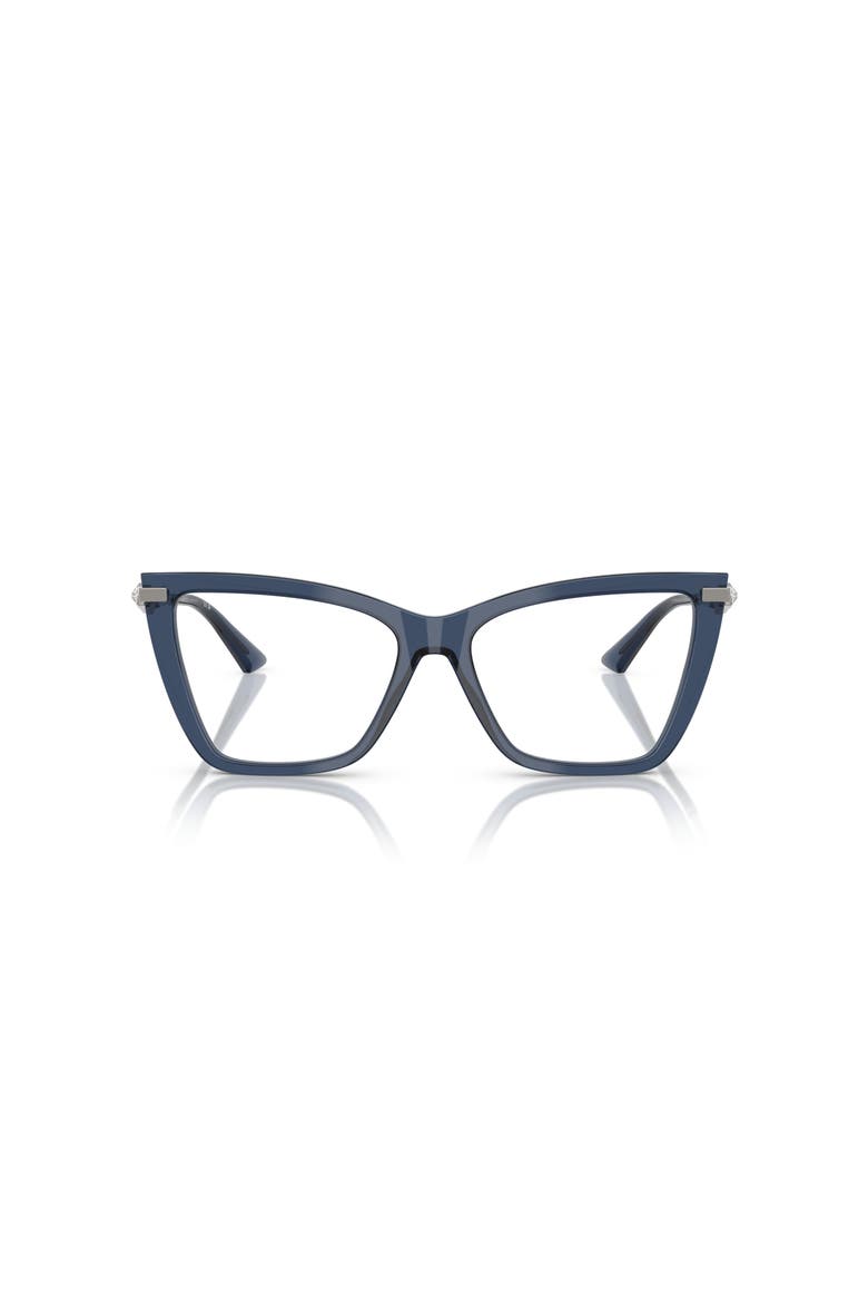 53mm Cat Eye optical glasses, Alternate, color, Blue