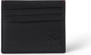 Brunello Cucinelli Grained leather card holder