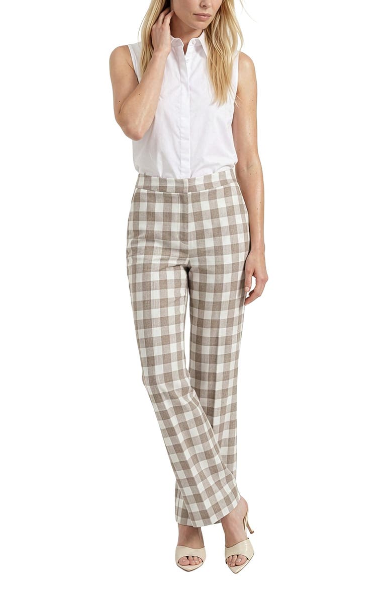 Oatley Check Trouser, Alternate, color, Oat