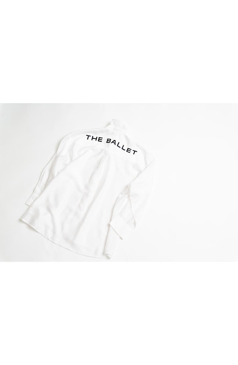THE BALLET TB Button Up, Alternate, color, White