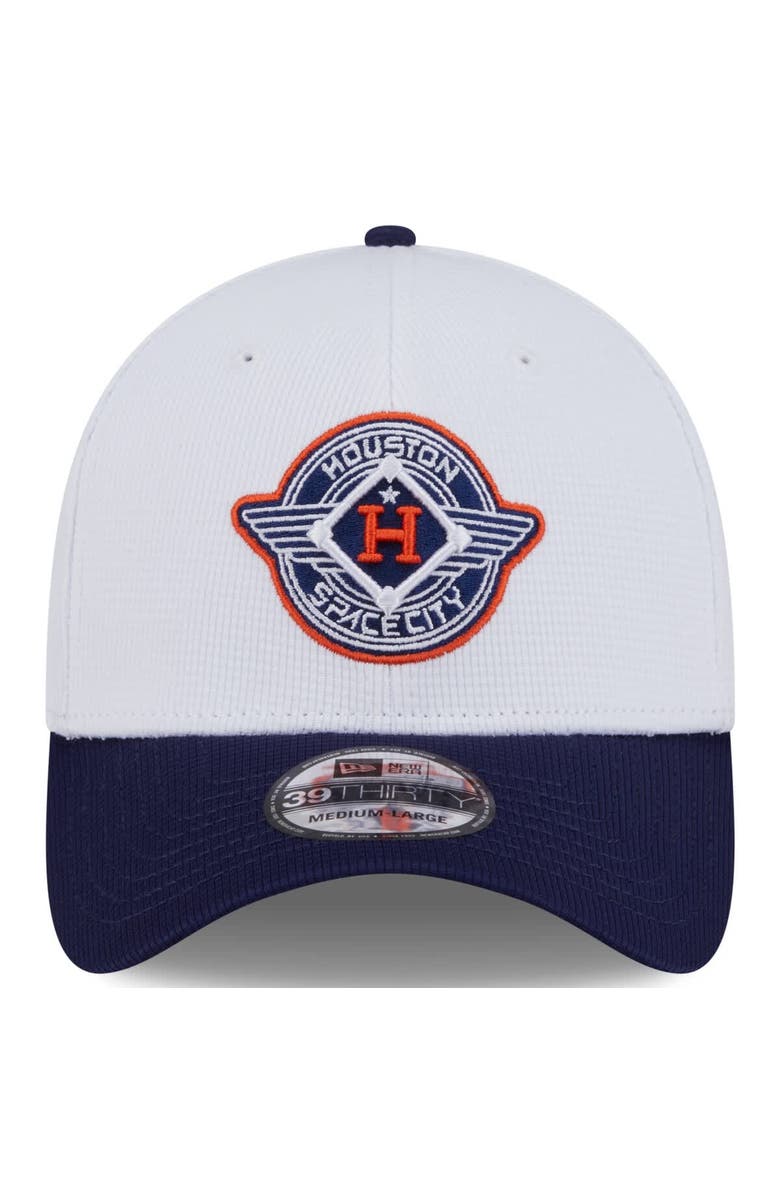 New Era Men's New Era White/Navy Houston Astros 2025 City Connect Batting Practice 39THIRTY Flex Hat, Alternate, color, White