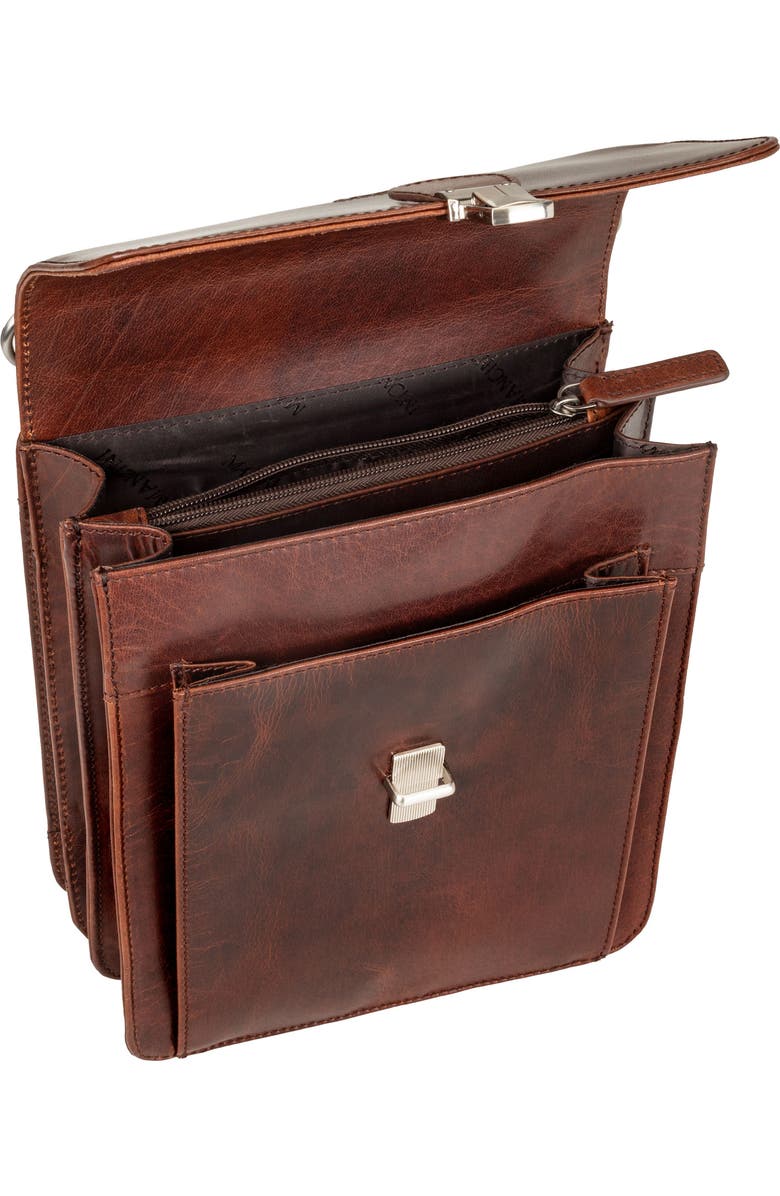 Mancini Organizer Travel Bag, Alternate, color, Brown