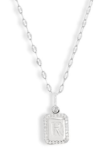 Leith Initial Pendant Necklace