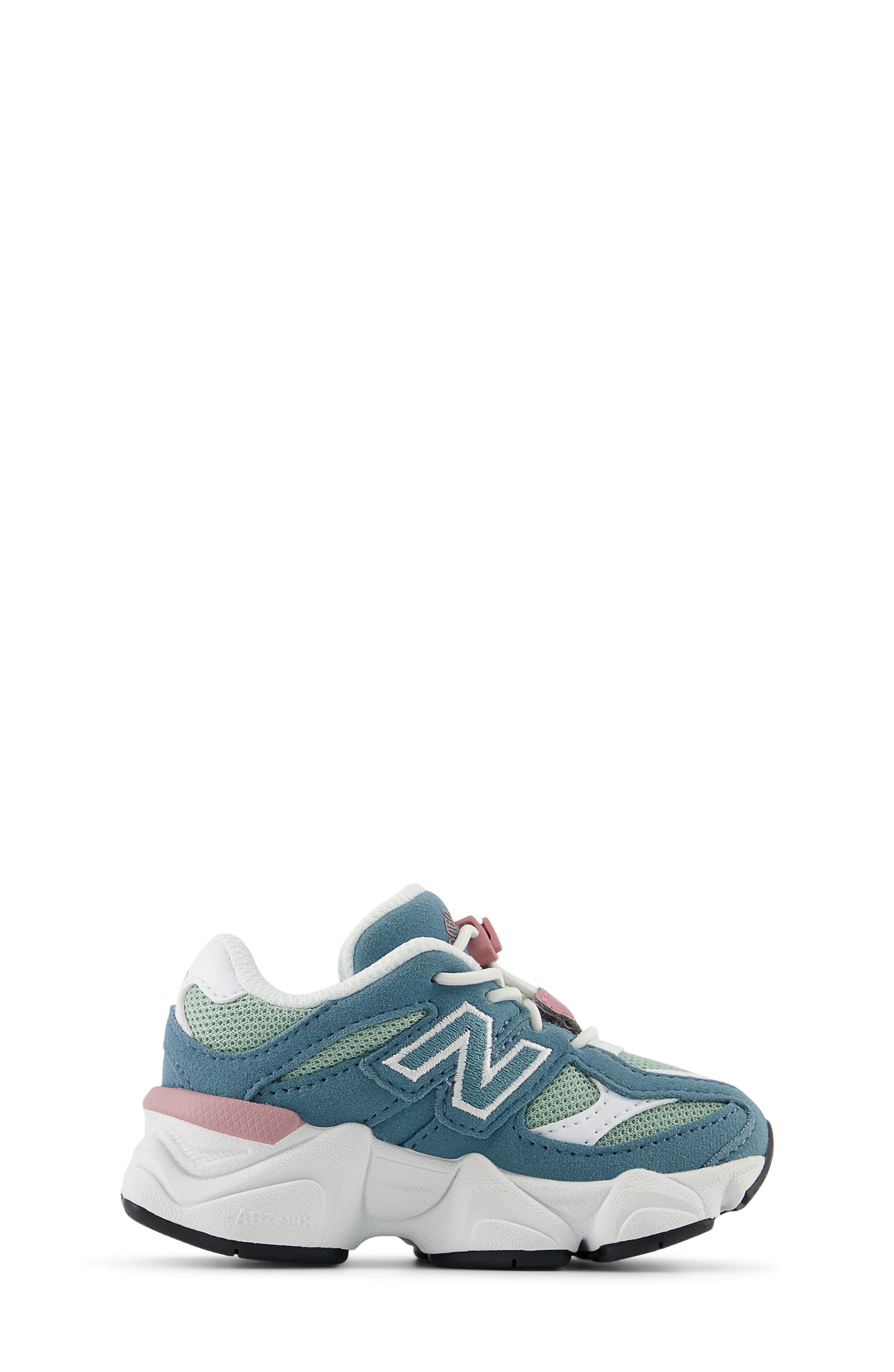 Kids' 9060 Sneaker, Alternate, color, SALTWATER/ ROSEWOOD