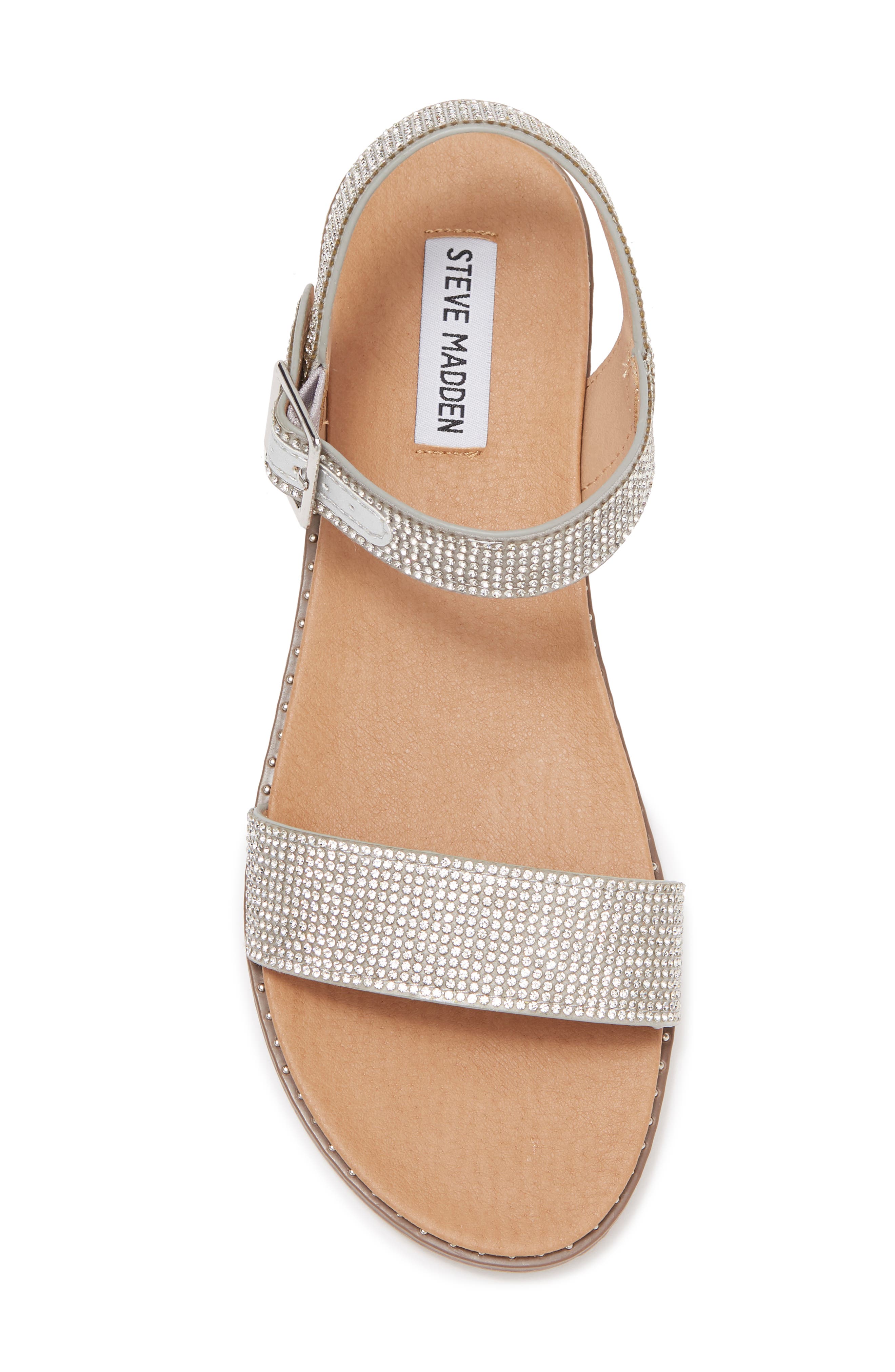 Steve Madden Tesa Rhinestone Embellished Sandal, Alternate, color, 